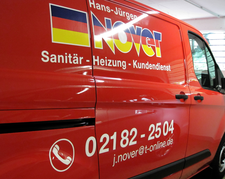 Nover Ford Transit Costum Fahrzeugbeschriftung