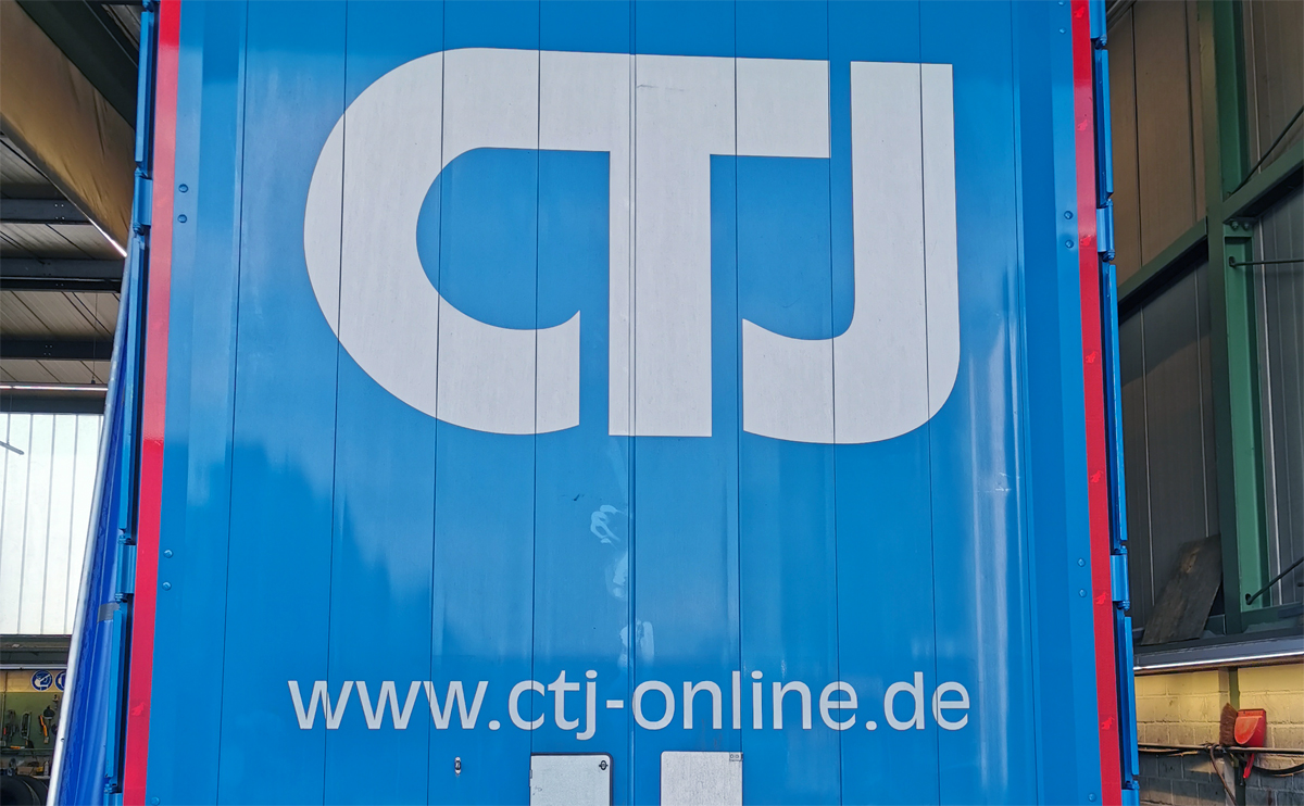 Trailerbeschriftung für CTJ Janssen aus Grevenbroich